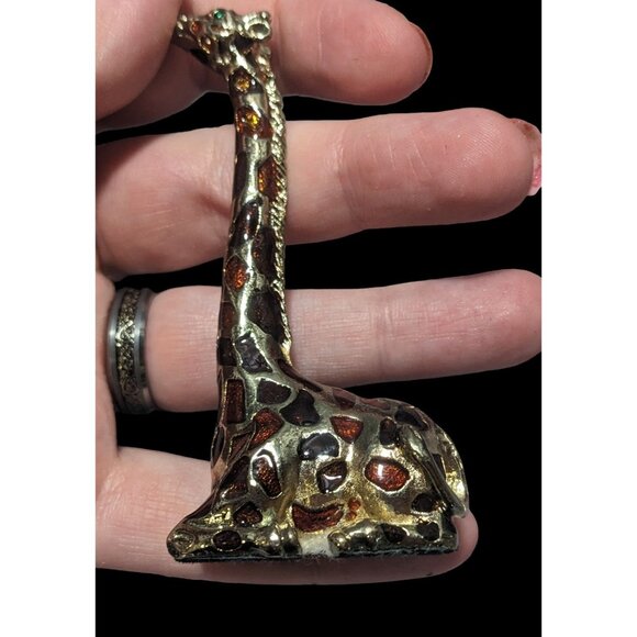 Silver/Gold Giraffe Figurine - Picture 6 of 16